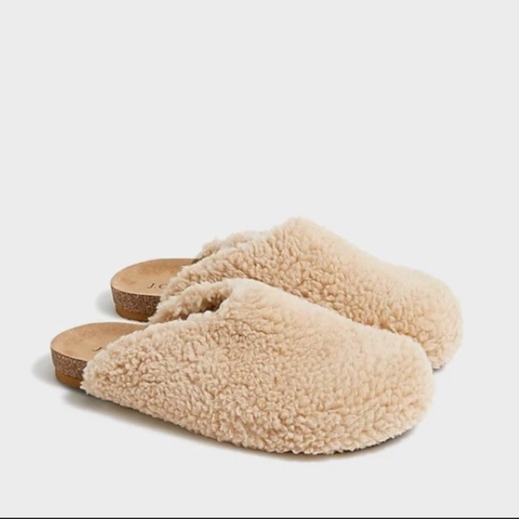 J. Crew Shoes Jcrew Shearling Clog Slippers Poshmark